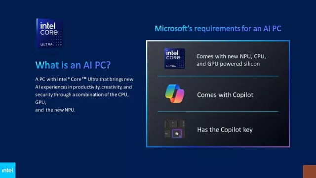Intel conferma che Microsoft Copilot presto funzionerÃ  localmente sui PC, i PC AI di prossima generazione richiedono 40 TOPS di prestazioni NPU