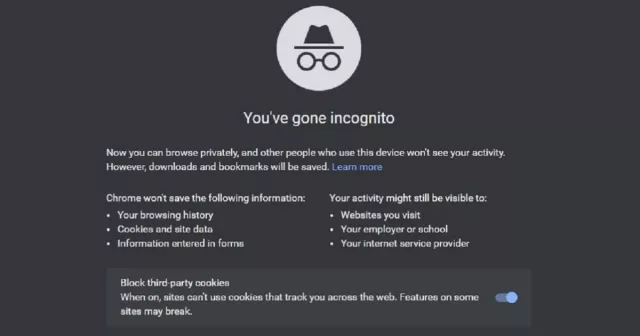 Il problema del Google’s Incognito Mode