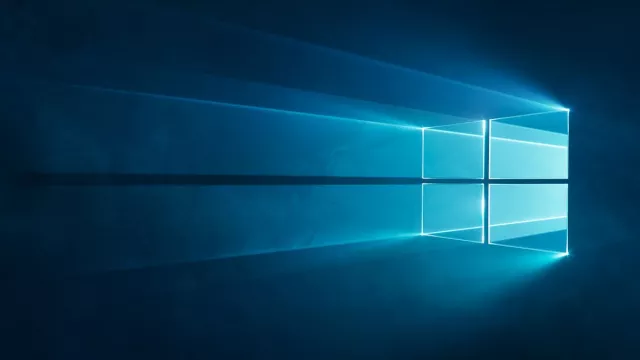 Microsoft ha sparato veri laser attraverso una finestra per creare lo sfondo di Windows 10