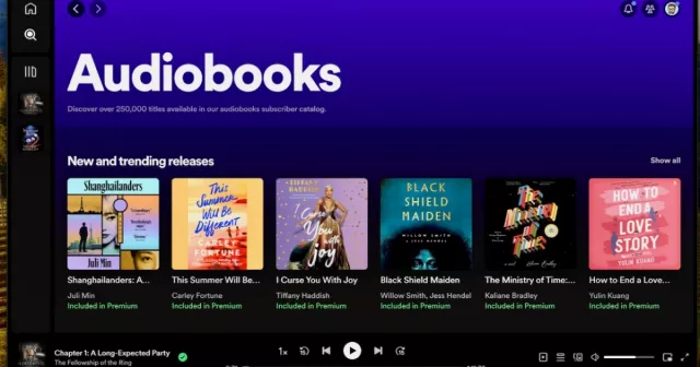 Come acquistare e ascoltare audiolibri su Spotify