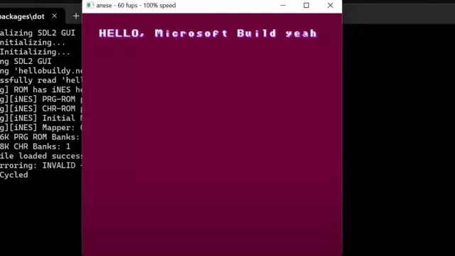 Microsoft sviluppatore dimostra .NET sul NES - consegna .NES
